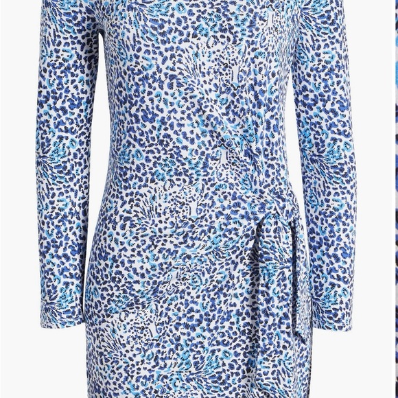 NWT - Lilly Pulitzer Bryson Long Sleeve Dress - Resort White Twisted Up. Size XS - Picture 3 of 16